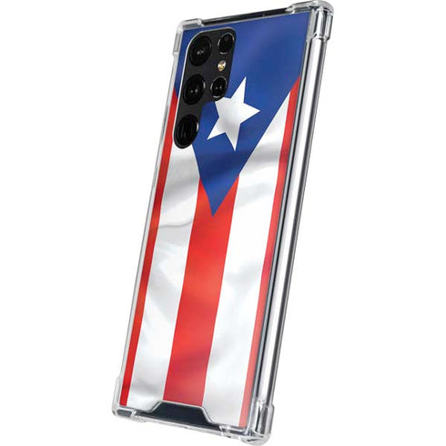 Puerto Rico Flag Galaxy S24 Ultra Clear Case